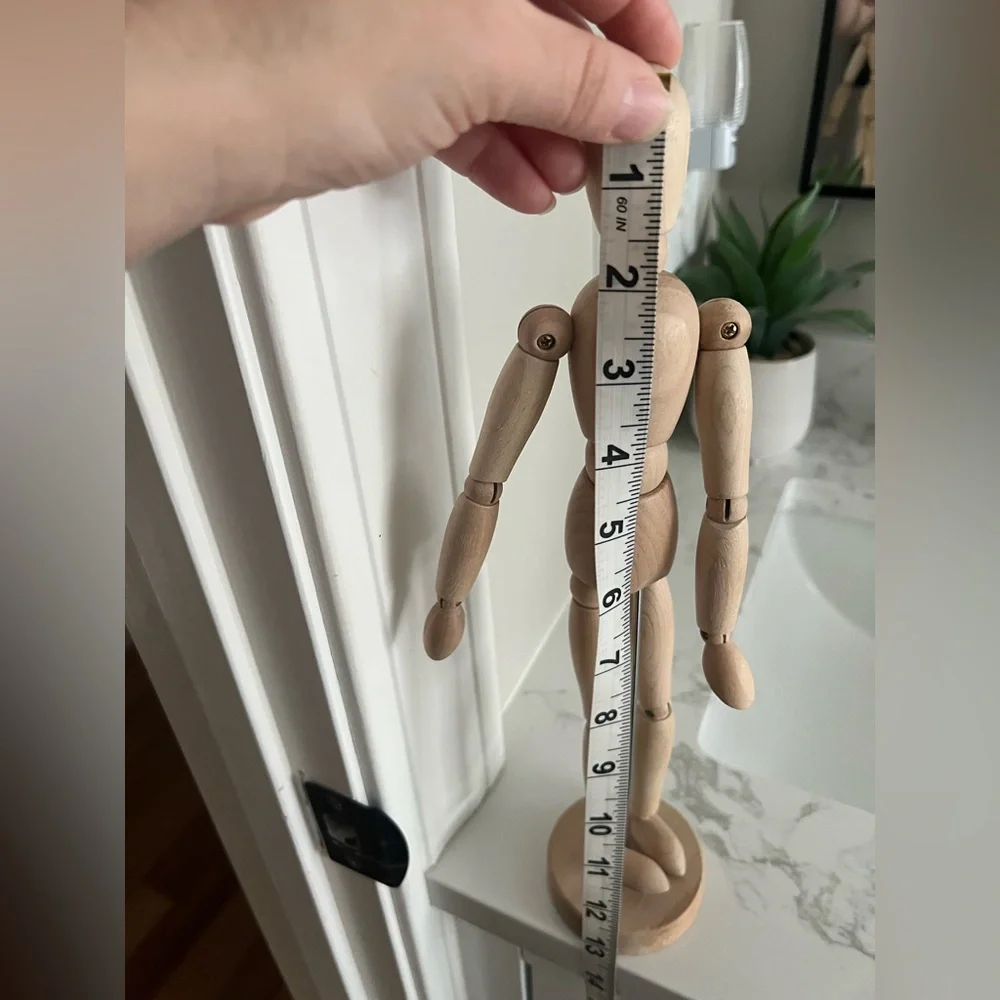 IKEA Natural Wood Gestalta Artist Mannequin - Beige